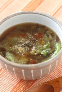 簡単♪レタスの中華スープ		 		