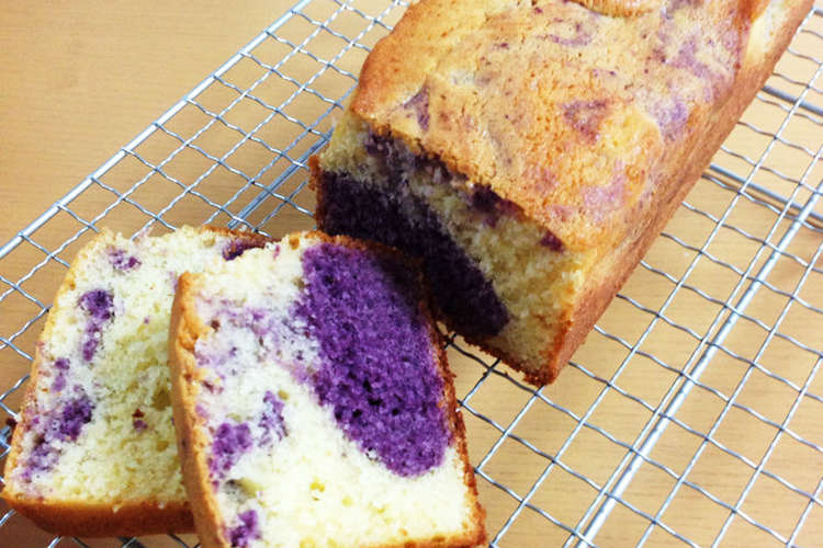 紫芋とクリームチーズのパウンドケーキ レシピ 作り方 By えるもんくっく クックパッド