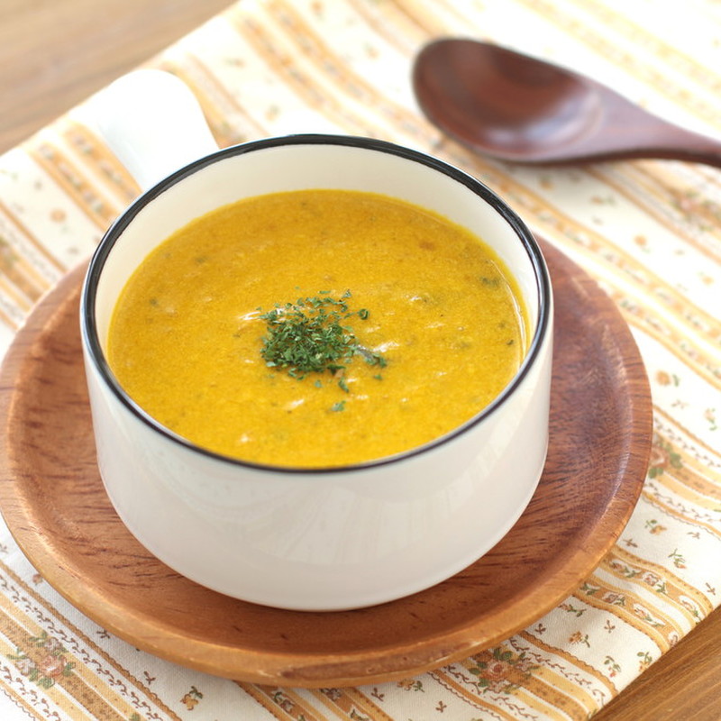 スパイシーなカボチャのスープのレシピ