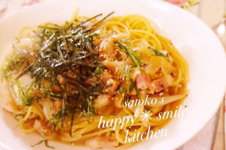 麺つゆで簡単 コク旨 和風スープパスタ レシピ 作り方 By Satoko クックパッド 簡単おいしいみんなのレシピが352万品