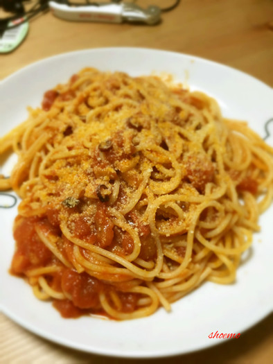 スパゲッティ・プッタネスカの写真