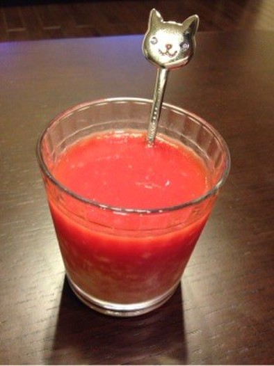 トマト甘酒ジュースの写真