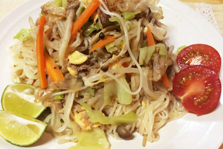 すだちでさっぱり素麺チャンプルー レシピ 作り方 By 碧乃ママ クックパッド 簡単おいしいみんなのレシピが360万品