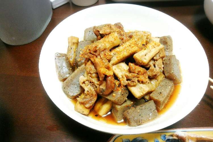 炊飯器で ゴボウとこんにゃくの煮物 レシピ 作り方 By Misaちゃん クックパッド