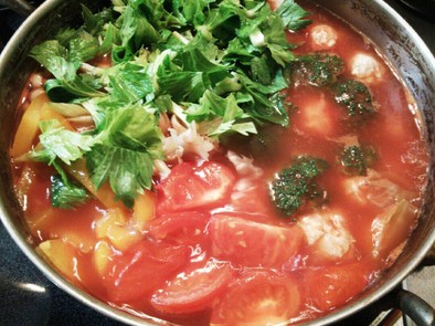 ダイエット用トマト鍋の写真