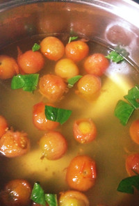 ミニトマト&バジル スープ