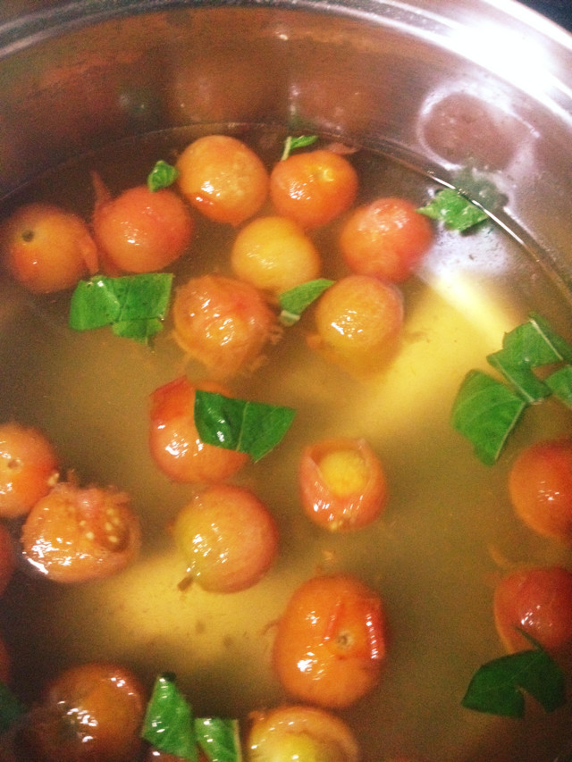 ミニトマト&バジル スープの画像