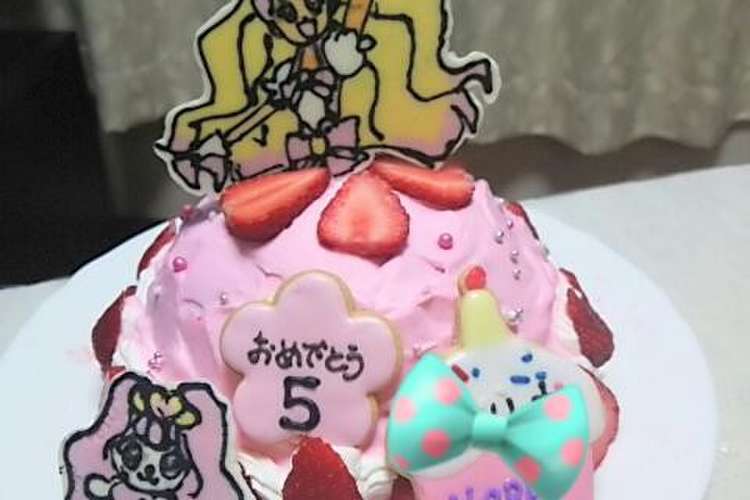 プリキュアドールケーキ キュアプリンセス レシピ 作り方 By 管理栄養士tomos クックパッド
