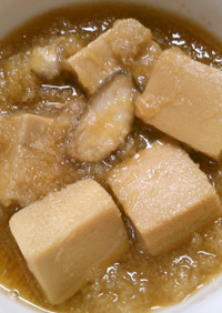 簡単、和食！ 高野豆腐の みぞれポン酢煮