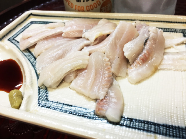 太刀魚のお刺し身σ(^_^;)の画像