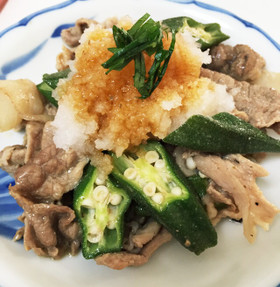 青ジソドレッシングで☆豚肉のサッパリ炒め