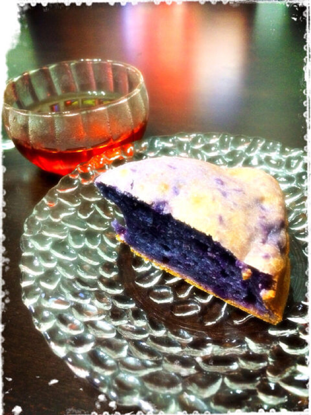 HMで簡単☆お芋(紫芋)ケーキの画像