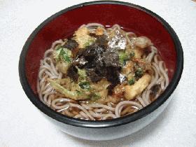 牡蠣の天婦羅蕎麦