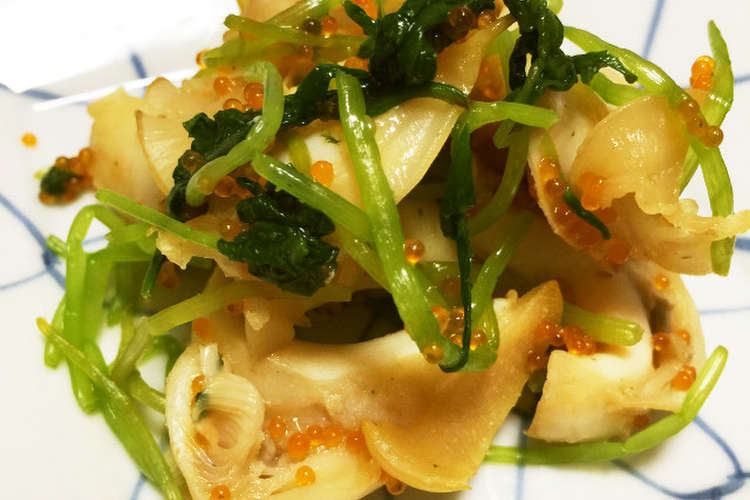 つぶ貝と三ッ葉の魚醤和え レシピ 作り方 By さざなみ太夫 クックパッド 簡単おいしいみんなのレシピが361万品