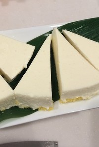 【オトナ用】日本酒レアチーズケーキ