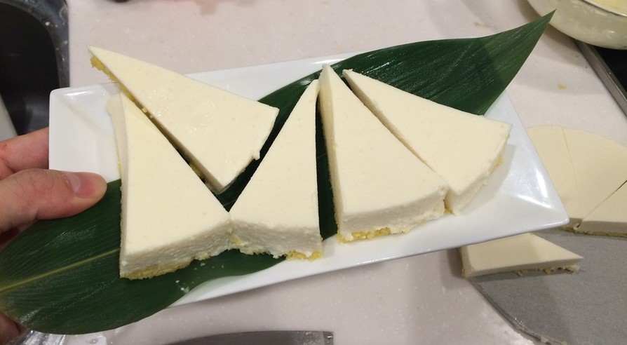 【オトナ用】日本酒レアチーズケーキの画像