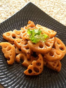 れんこんの中華炒め