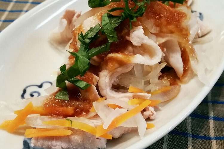 香味野菜の温しゃぶサラダ レシピ 作り方 By カモノハシ食堂 クックパッド 簡単おいしいみんなのレシピが356万品