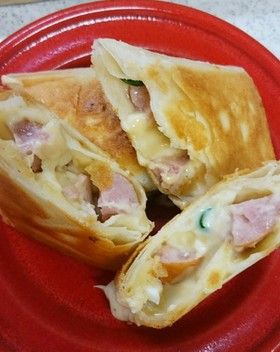 簡単♪ランチやお弁当に♪ポテサラ春巻き♪
