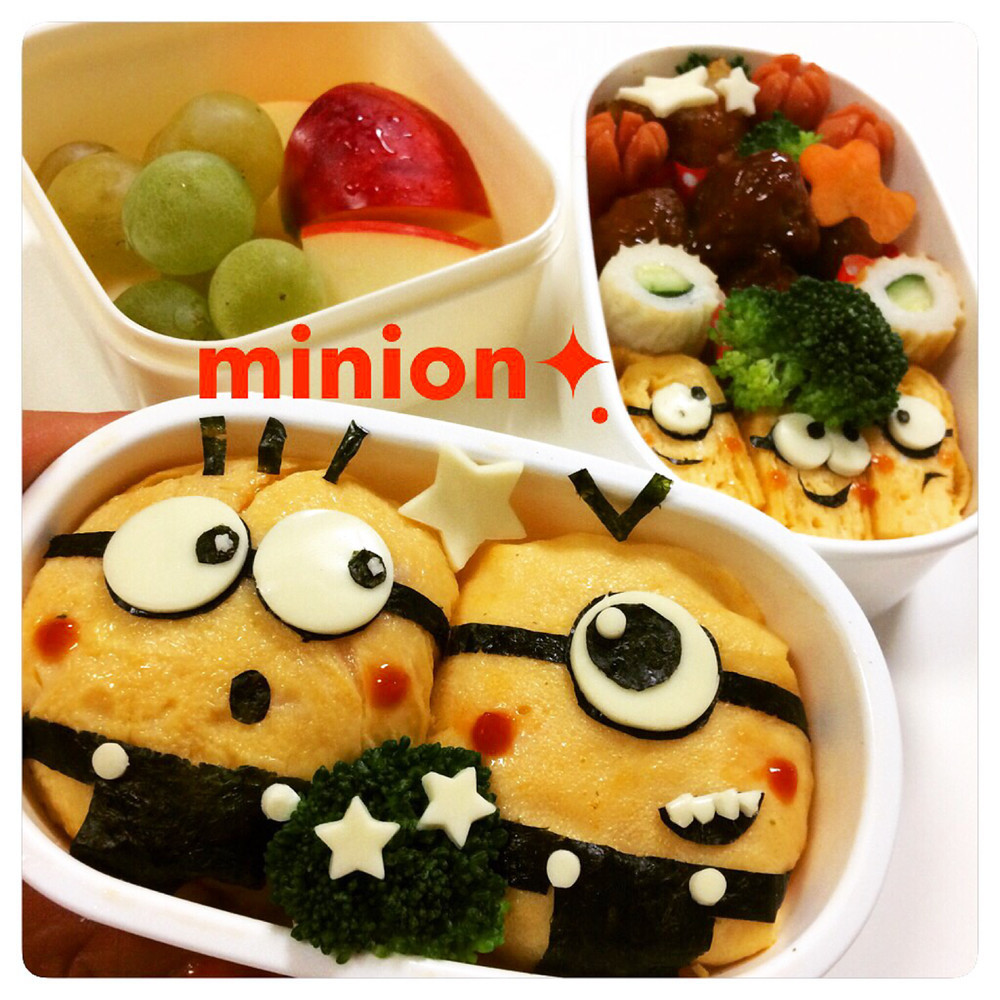 ミニオン弁当 レシピ 作り方 By Chami558 クックパッド 簡単おいしいみんなのレシピが354万品