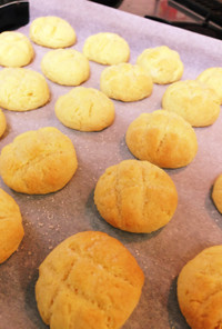 ミニミニメロンパン風クッキー