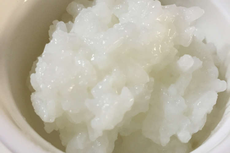 目からウロコ 離乳食おかゆ 軟飯 レシピ 作り方 By みさっち3310 クックパッド 簡単おいしいみんなのレシピが366万品