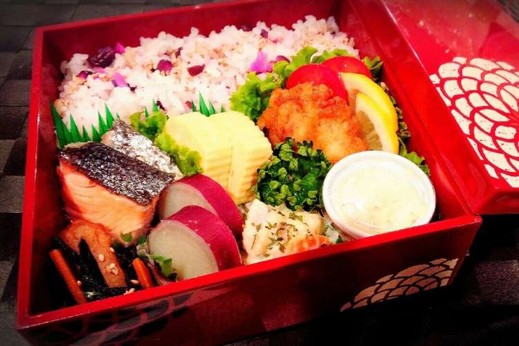 重箱で一段重のお弁当 運動会 行楽にも レシピ 作り方 By Puni クックパッド