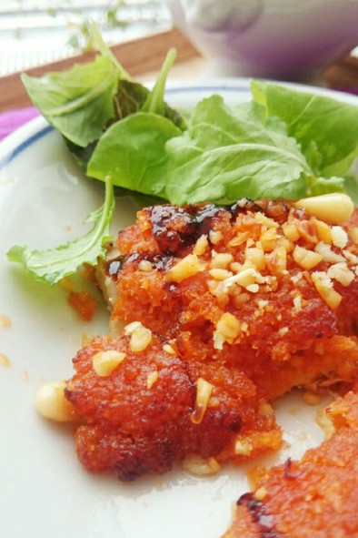 サクッと美味しい✾鯵のトマトパン粉焼きの写真