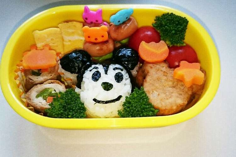 ミッキー キャラ弁 レシピ 作り方 By Taar クックパッド