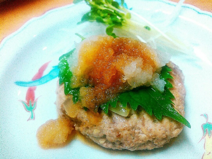 簡単☆豆腐ハンバーグ　おろしポン酢　和風の画像