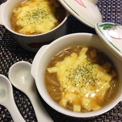 体ポカポカ☆オニオングラタンスープの写真