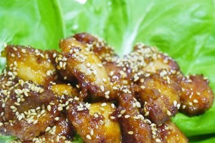 アクティフライで韓国風鶏の唐揚げ レシピ 作り方 By Chapesu クックパッド 簡単おいしいみんなのレシピが358万品