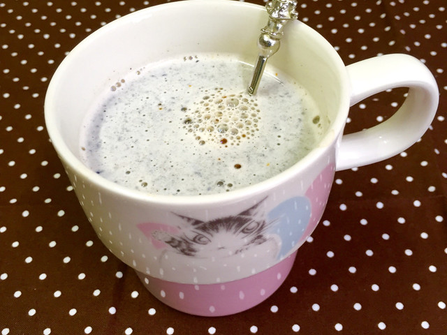 美肌に ダイエットに 黒ごまきな粉牛乳 レシピ 作り方 By ふたごゆき クックパッド