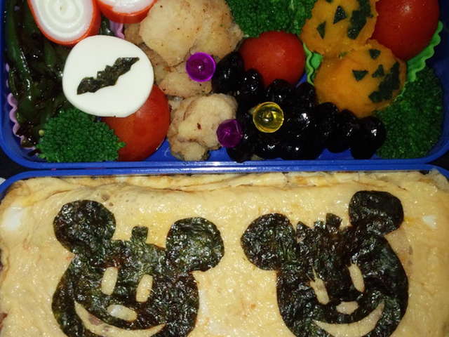 ハロウィン弁当 ミッキー ミニー レシピ 作り方 By あさともかずみん クックパッド