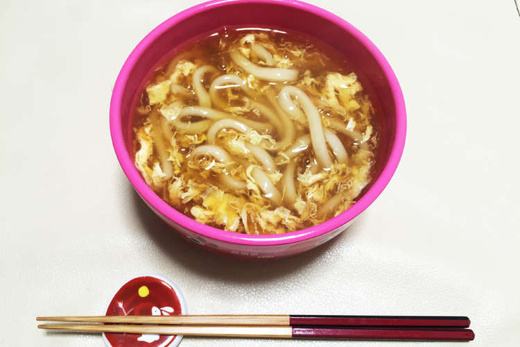 あんかけ溶き卵うどん レシピ 作り方 By えなちゃんena クックパッド 簡単おいしいみんなのレシピが357万品