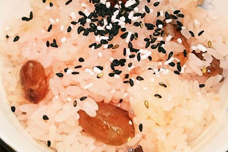 甘納豆の赤飯 レシピ 作り方 By ヱビスビールさん クックパッド 簡単おいしいみんなのレシピが353万品