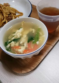 簡単❤ニラ玉中華スープ