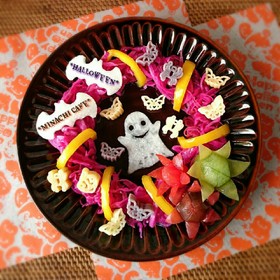 ピクルスで簡単❤ハロウィンリースサラダ
