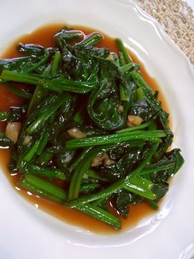 ほうれん草の中華炒め