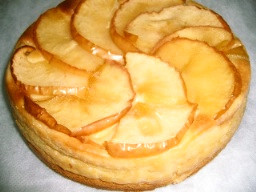 簡単！焼きリンゴのチーズケーキの画像
