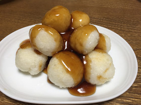 簡単!ご飯でみたらし団子♪