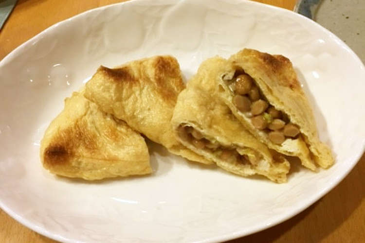 もう一品 厚揚げの納豆詰め レシピ 作り方 By よすを クックパッド 簡単おいしいみんなのレシピが352万品