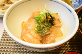 鯛の漬け丼&鯛茶漬け