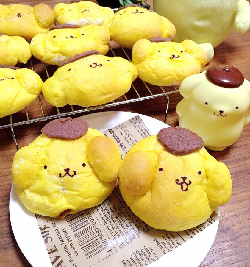 ポムポムプリン #bread #pompompurin #sanrio #ポムポム【ポムポム