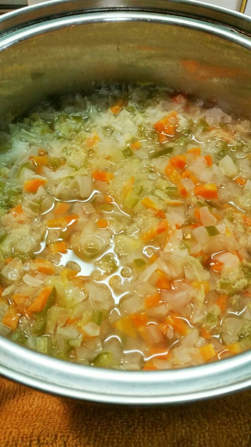 簡単☆野菜スープで万能離乳食の画像