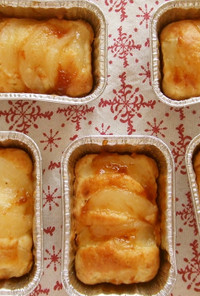 梨やリンゴで簡単に美味しいパウンドケーキ