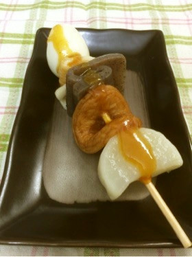 カレー風味の味噌おでん