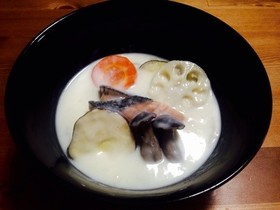 鮭と野菜のヘルシーシチュー