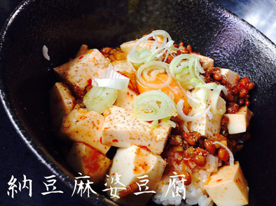 納豆麻婆豆腐の写真