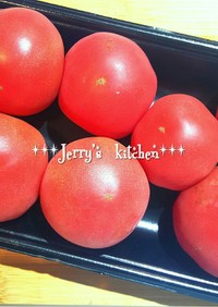 便利★トマト・プチトマトの冷凍保存。